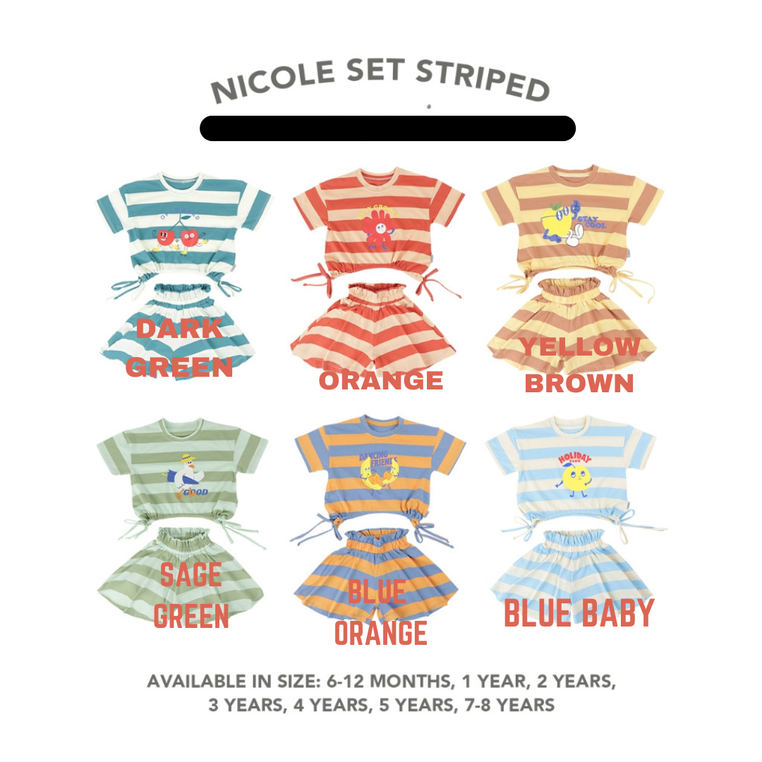 WHOLESALE STRIPE SET VOL 2 ( NICOLE SET ) (Copy)