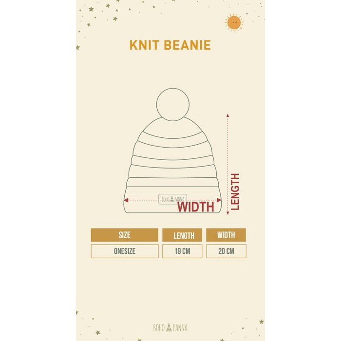 KNIT BEANIE KID