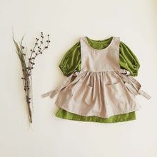 Load image into Gallery viewer, Giso Linen Pinafore Apron Set
