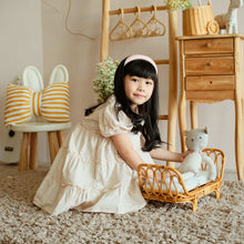 Load image into Gallery viewer, Rattan Doll Bed - Baby Doll Crib
