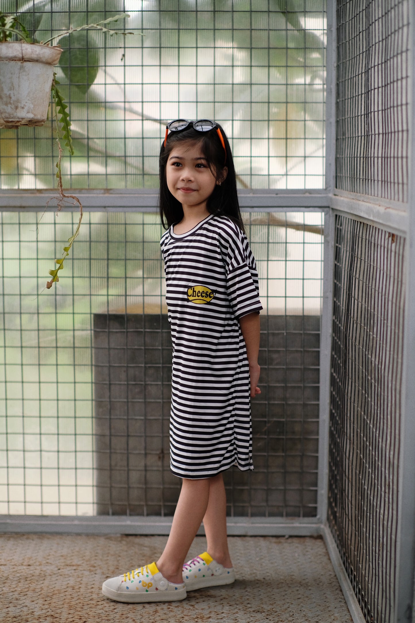 Stripe Loose Shirt Dress