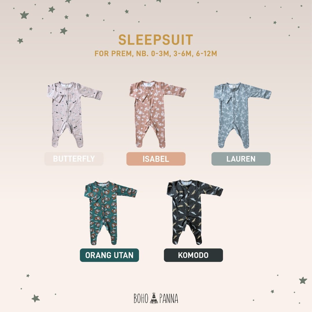 Sleep Suit Snap Print Series