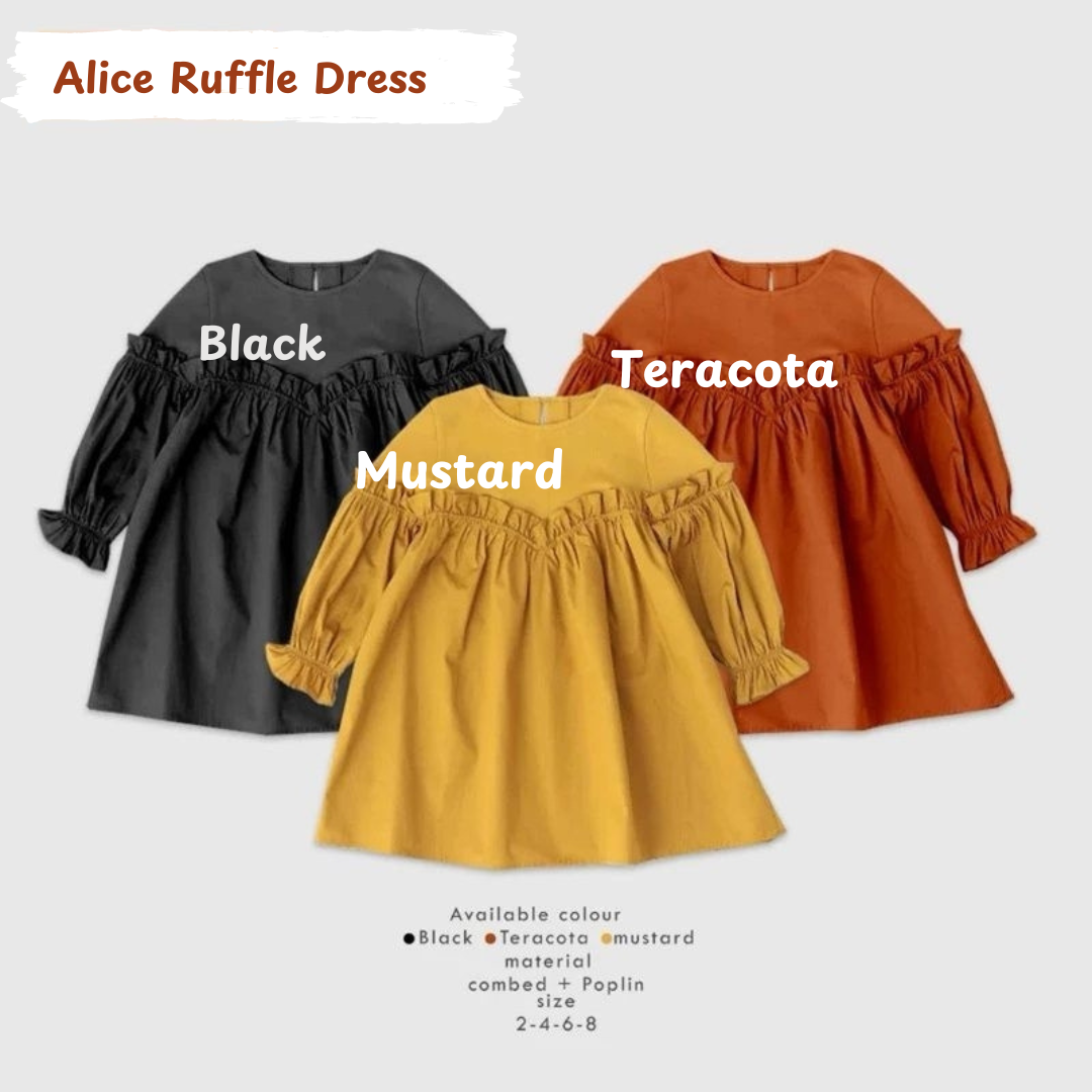 Alice Ruffle Puffed Dress