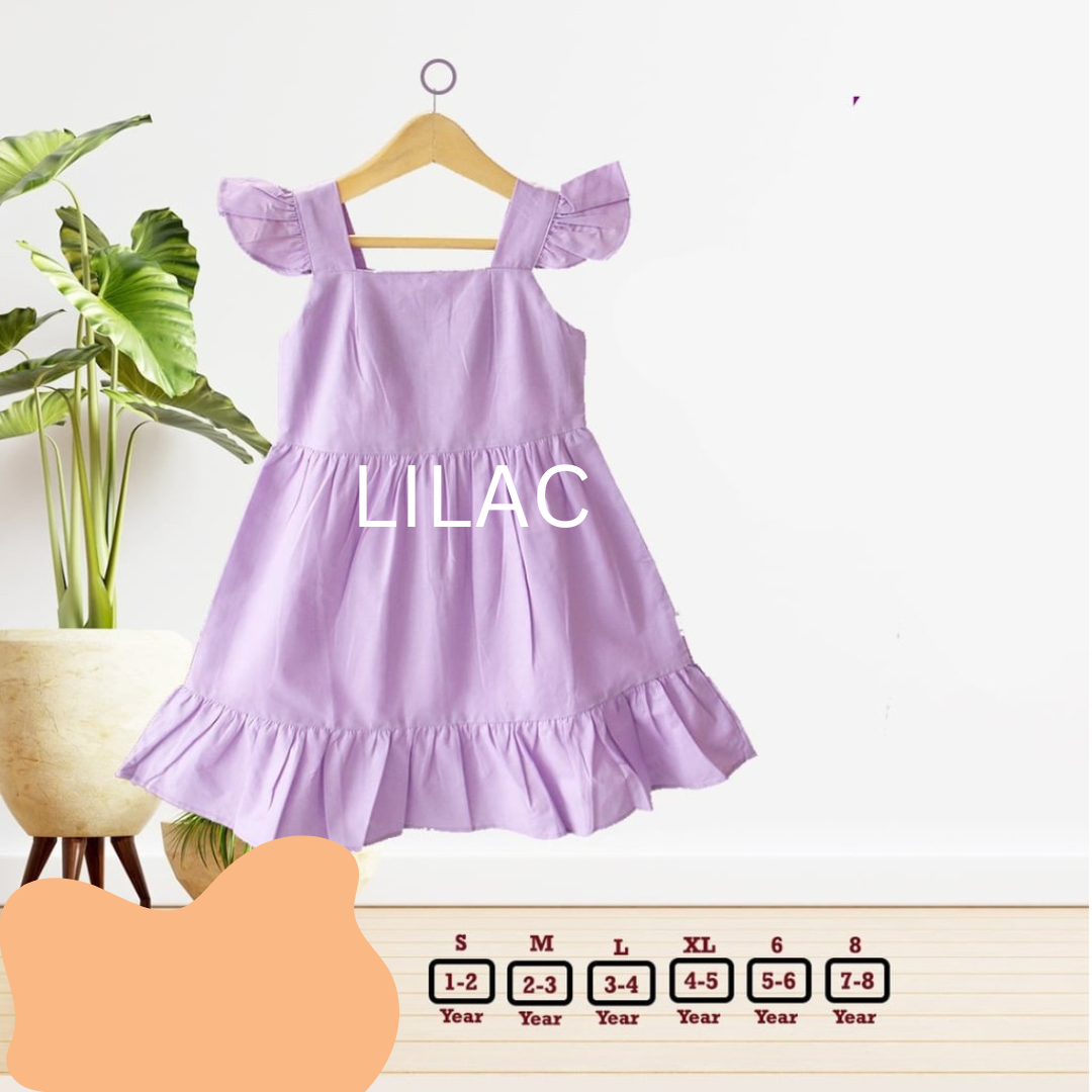 Paulene Ruffle  Macaroon Dress