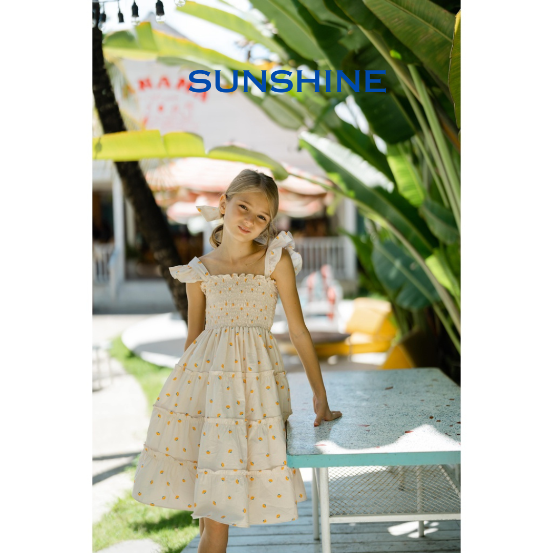 Eva Smocked Bohemian Kids Dress