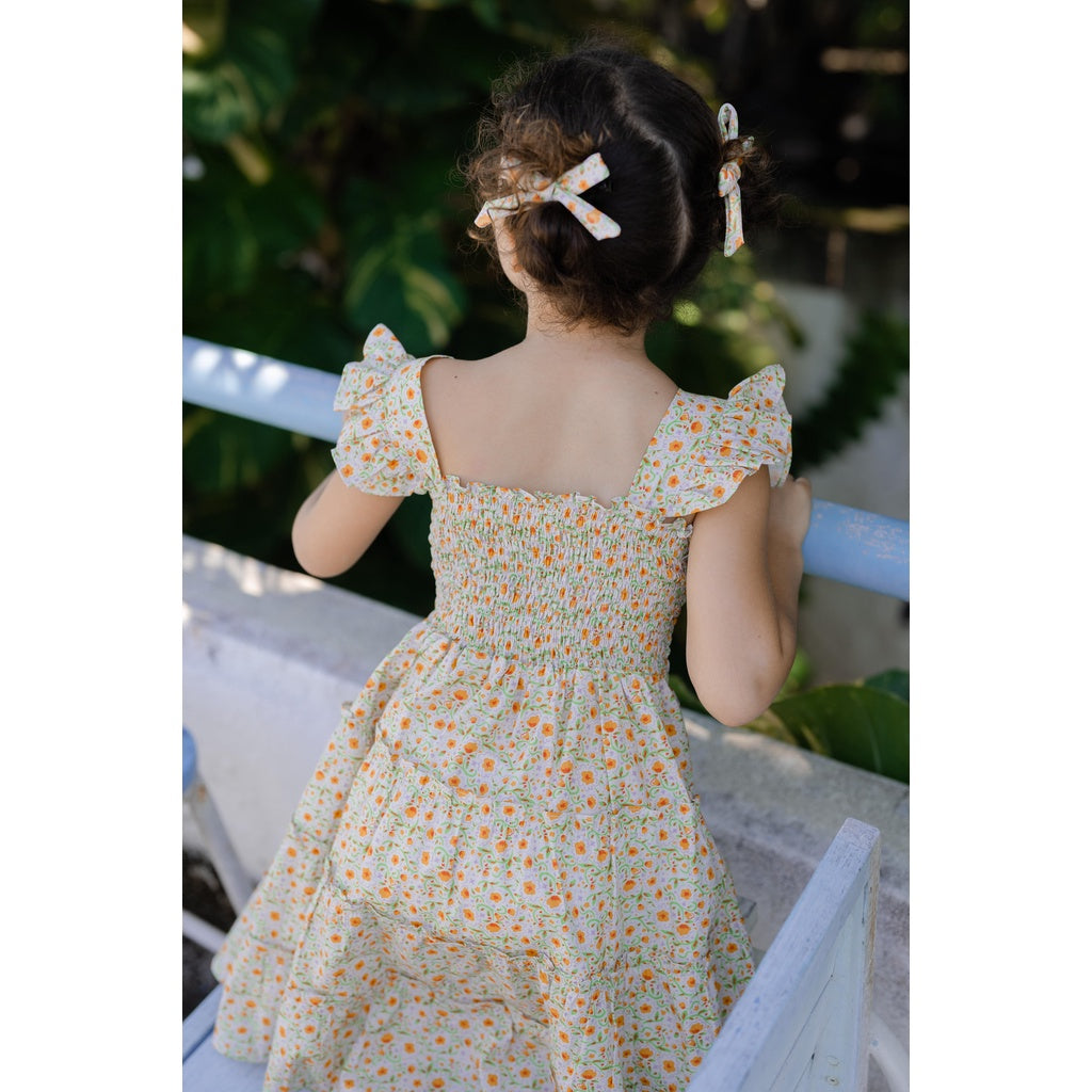 Eva Smocked Bohemian Kids Dress