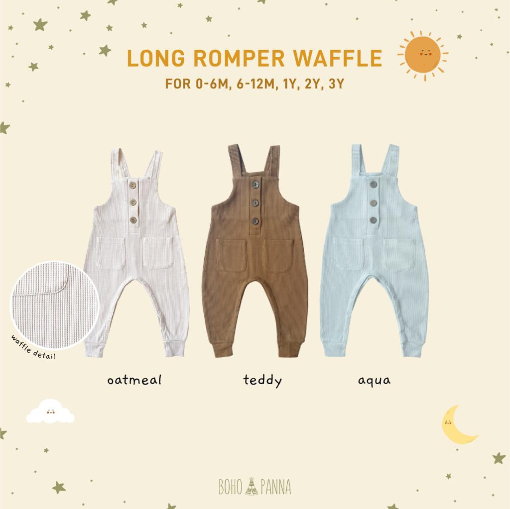 LONG ROMPER WAFFLE