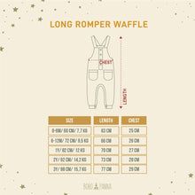 Load image into Gallery viewer, LONG ROMPER WAFFLE
