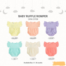 Load image into Gallery viewer, BABY RUFFLE ROMPER
