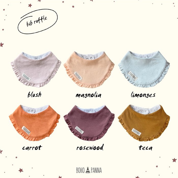 BIB RUFFLE NEW COLOUR