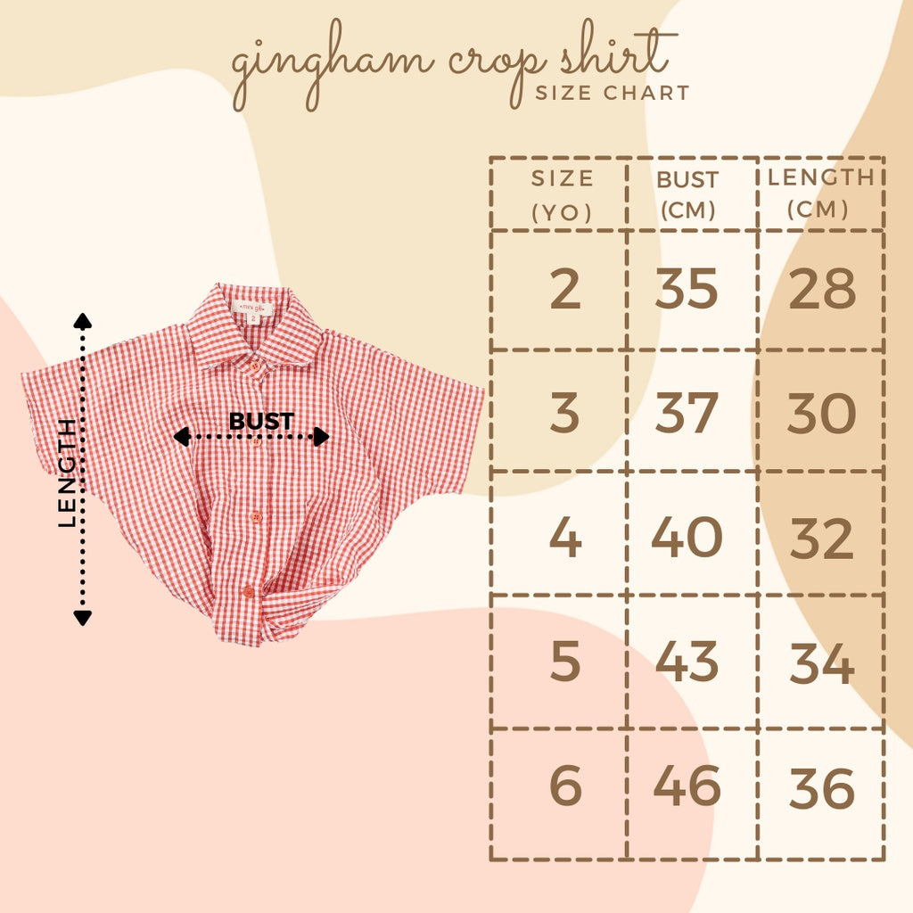 Gingham Crop Shirt