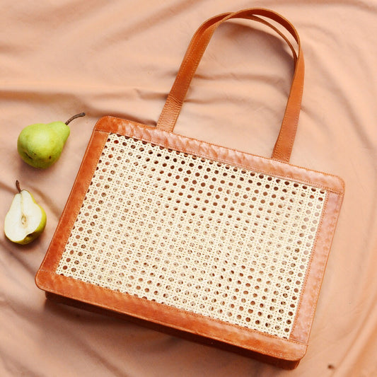 ANIKA WICKER TOTE BAG WHOLESALE